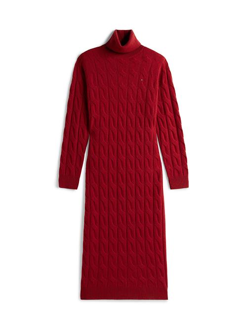 TOMMY HILFIGER Strikkjole  rød
