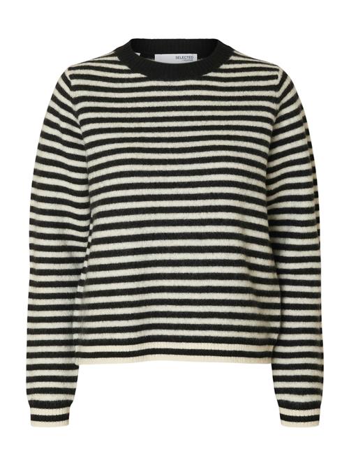 SELECTED Pullover 'SLFANA'  sort / uldhvid