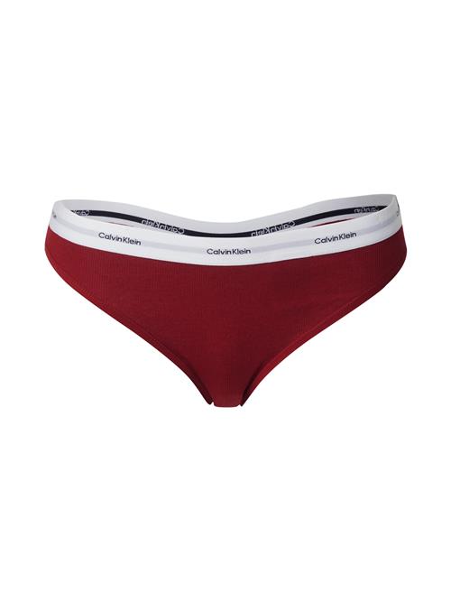 Calvin Klein Underwear String  grå / mørkerød / hvid