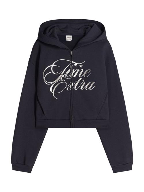 Bershka Sweatjakke  navy / sølvgrå