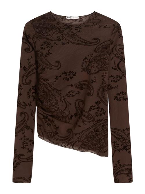 Bershka Shirts  brun / choko