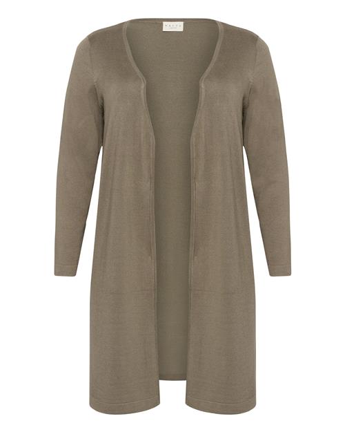 KAFFE CURVE Cardigan 'KCfarsia'  mørkebeige