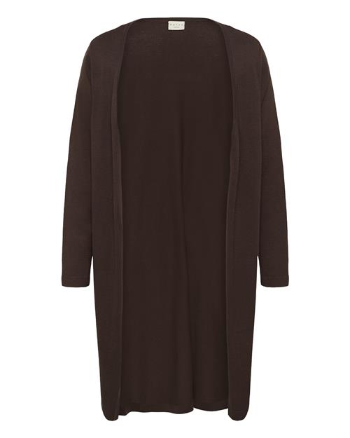 KAFFE CURVE Cardigan 'KCFarsia'  mokka