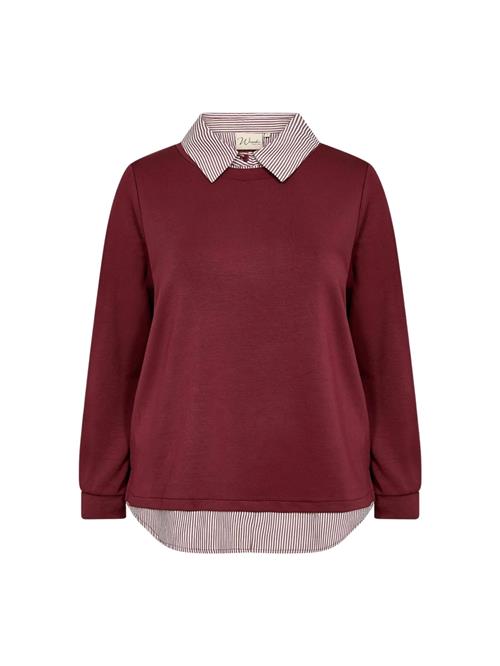 Wasabi Concept Pullover  mørkerød