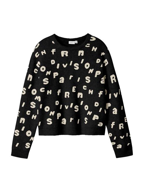 NAME IT Pullover 'NKFOLINE'  sort / hvid