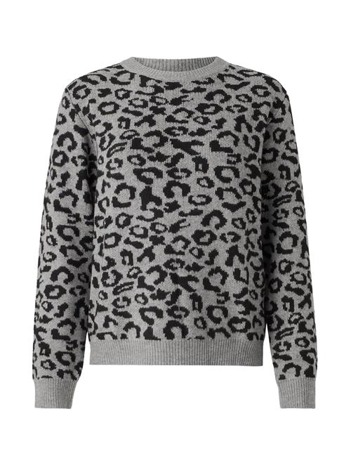 ONLY Pullover 'ONLLEONORA'  grå-meleret / sort
