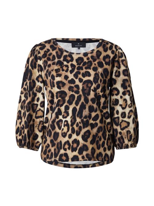 monari Bluse  choko / lysebrun / sort