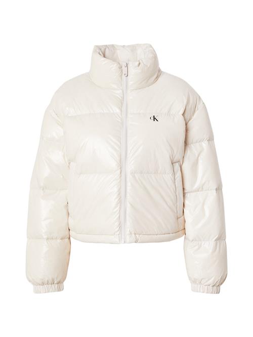 Calvin Klein Jeans Vinterjakke  hvid