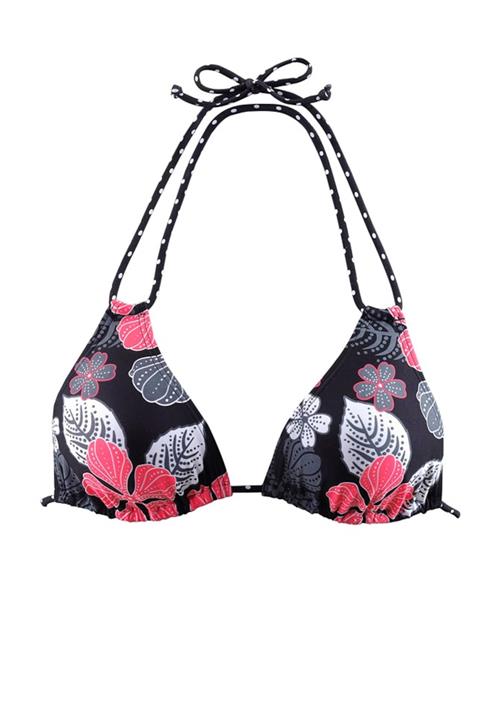 BUFFALO Bikinioverdel  lysegrå / mørk pink / sort