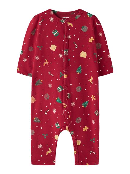 Se NAME IT Jule Natdragt Vismas Jester Red hos SmartKidz