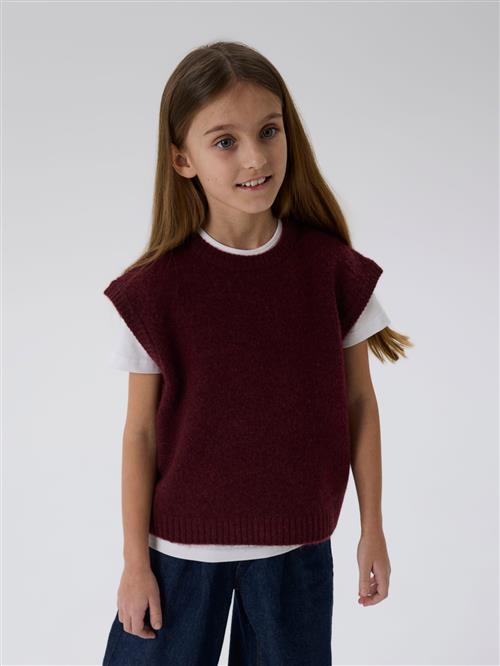 NAME IT Strik Vest Oneifyly Burgundy