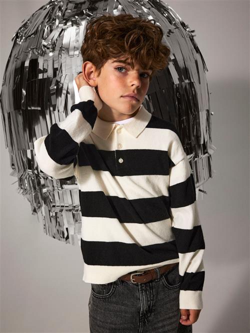 NAME IT Polo Streiktrøje Obert Black