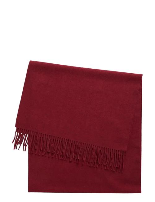 Wool Woven Scarf GANT Burgundy