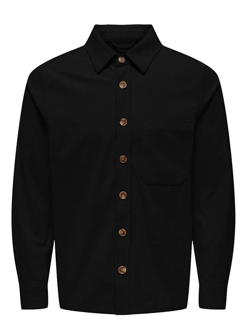 Onstile Corduroy 0111 Shirt ONLY & SONS Black