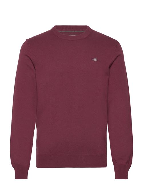 Ctn/Wo C-Neck GANT Burgundy