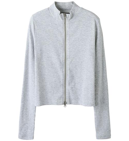 LMTD Cardigan - NlfHinaja - Light Grey Melange