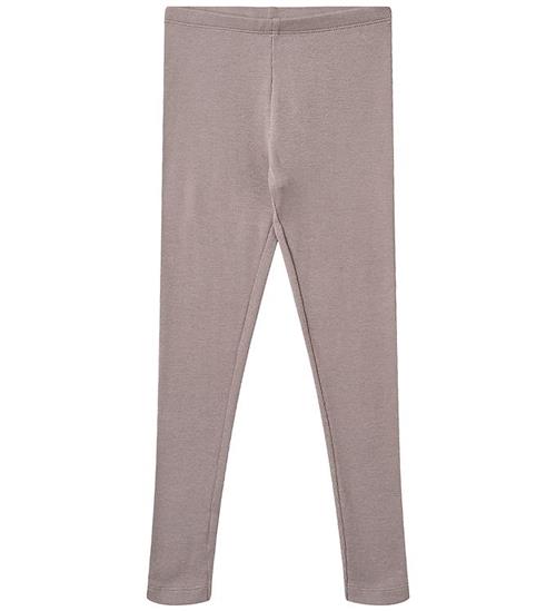 Wheat Leggings - Rib - Bomuld/Modal - Maddy - Dusty Purple