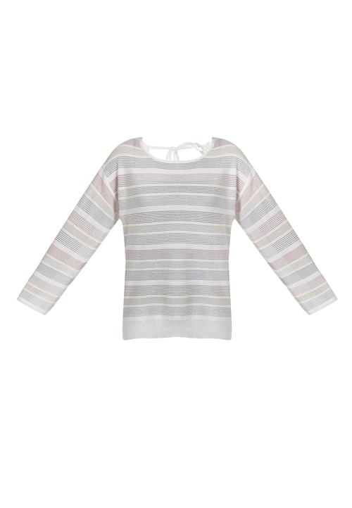 myMo at night Pullover  beige / dueblå / rosé / naturhvid