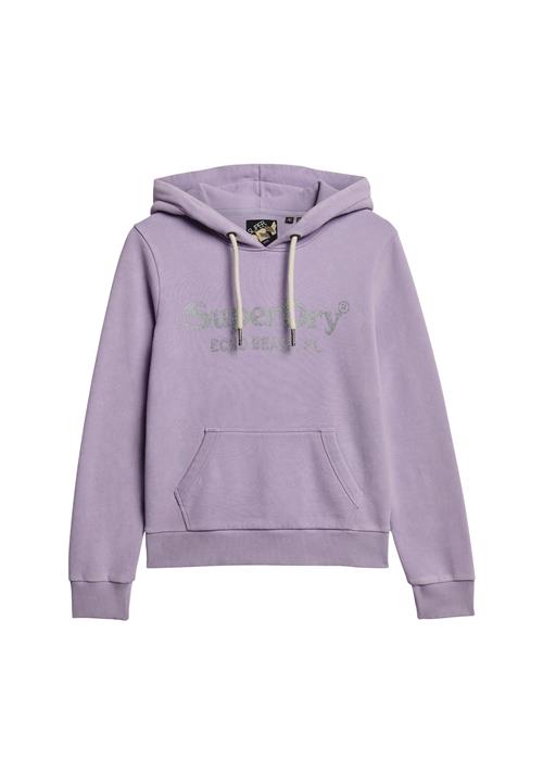 Superdry Sweatshirt 'Venue'  lilla / sølv