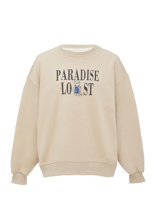 HOMEBASE Sweatshirt  beige / royalblå / sort / hvid
