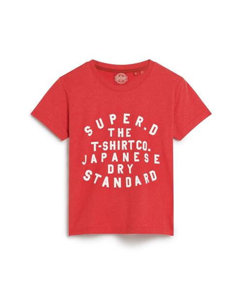 Superdry Shirts  knaldrød / hvid