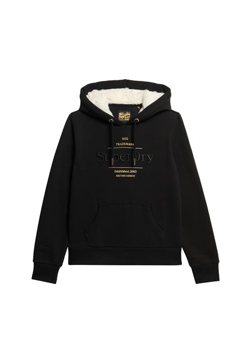 Superdry Sweatshirt  guld / sort