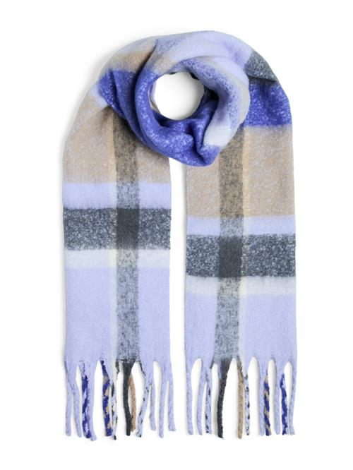 PIECES Sjal 'PCBEA'  blå / navy / lyseblå / cappuccino