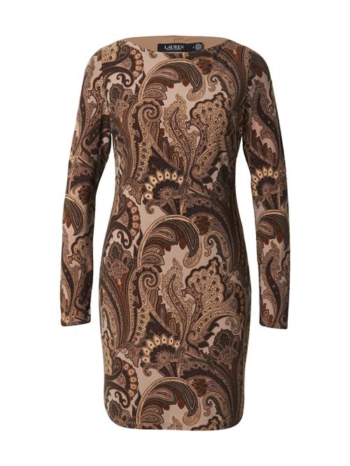 Lauren Ralph Lauren Kjole 'IMBREE'  beige / brun / mørkebrun / taupe