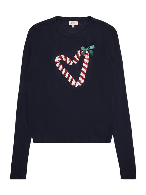ONLY GIRLS Pullover 'KOGXMAS'  grøn / rød / sort / hvid