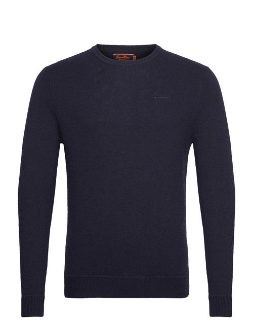 Essential Slim Fit Crew Jumper Superdry Navy
