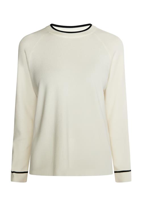 DreiMaster Klassik Pullover 'Baradello'  sort / uldhvid
