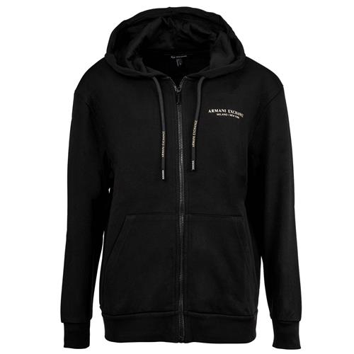 ARMANI EXCHANGE Sweatjakke  elfenben / sort