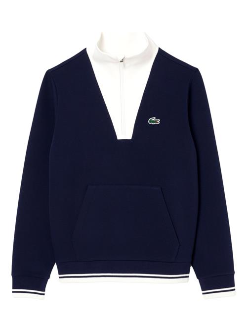 Se LACOSTE Sweatshirt 'Heritage'  mørkeblå / hvid ved About You