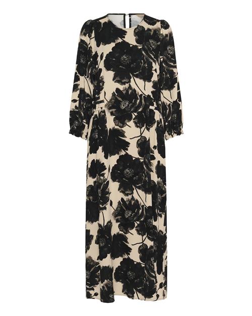 CULTURE Kjole 'Elitha'  beige / sort