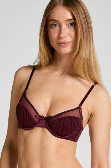 Hunkemöller Dulce ikke-formstøbt bøjle-bh lilla