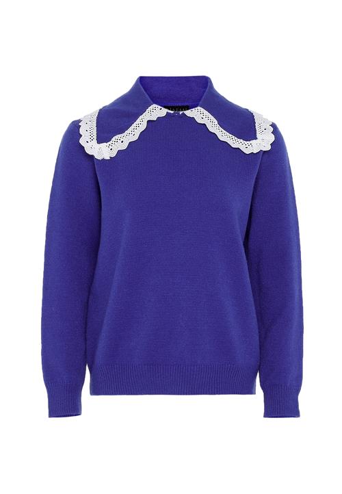 NAEMI Pullover  blå / hvid