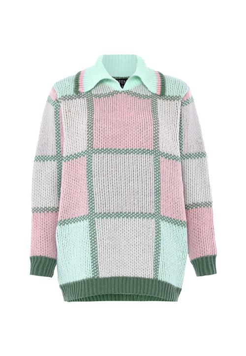 FENIA Pullover  turkis / grøn / pink