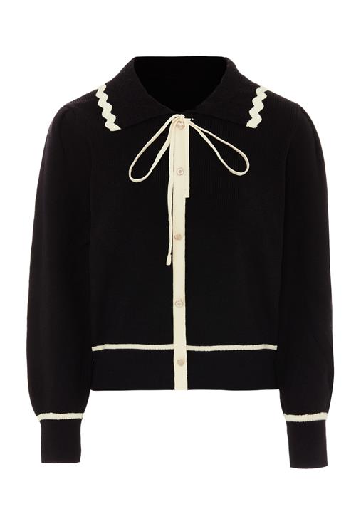 NAEMI Cardigan  lysebeige / sort