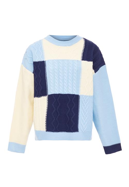 FENIA Pullover  marin / lyseblå / uldhvid