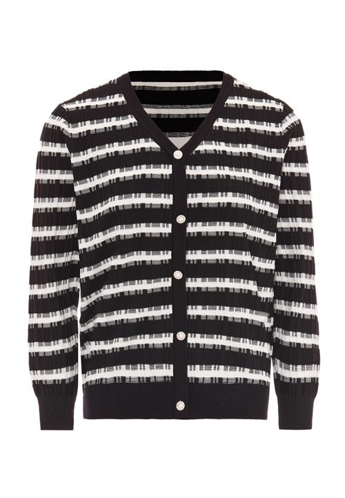 CHANI Cardigan  sort / hvid
