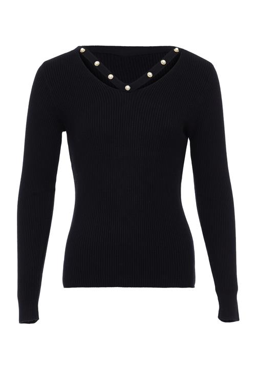 CHANI Pullover  sort / perlehvid