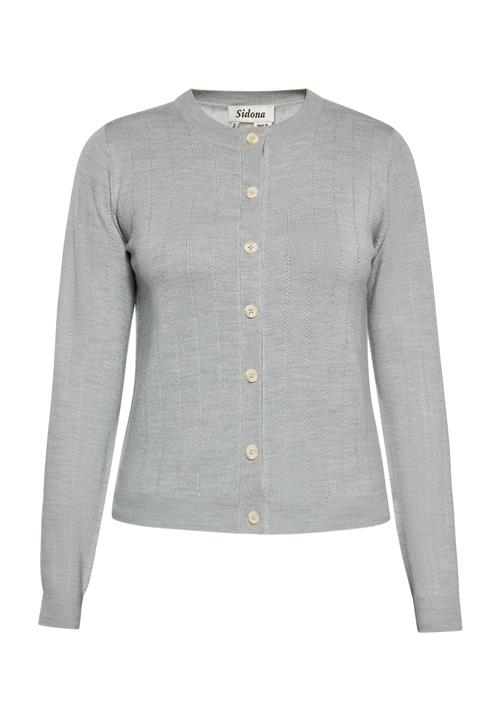 Sidona Cardigan  grå-meleret