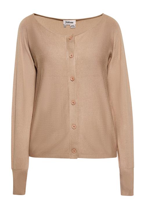 Sidona Cardigan  lysebrun