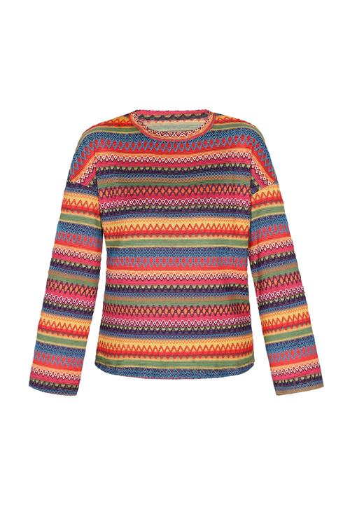 ebeeza Bluse  lyseblå / mørkegul / hummer / pink