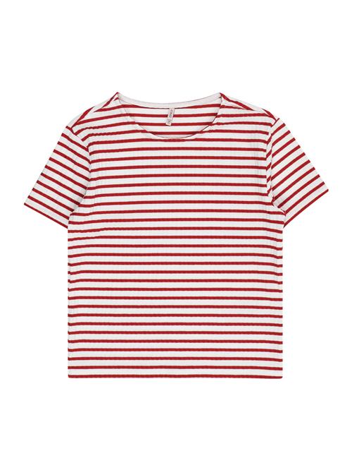 ONLY GIRLS Bluser & t-shirts  mørkerød / hvid