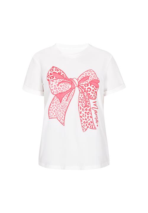 NALLY Shirts 'Fashion Look'  melon / hvid