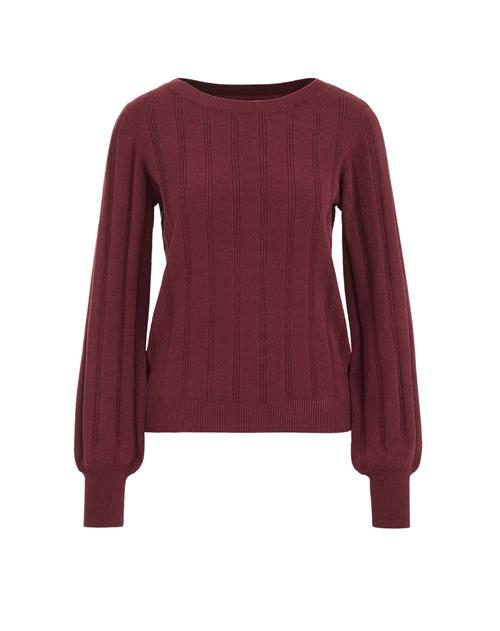 WE Fashion Pullover  vinrød