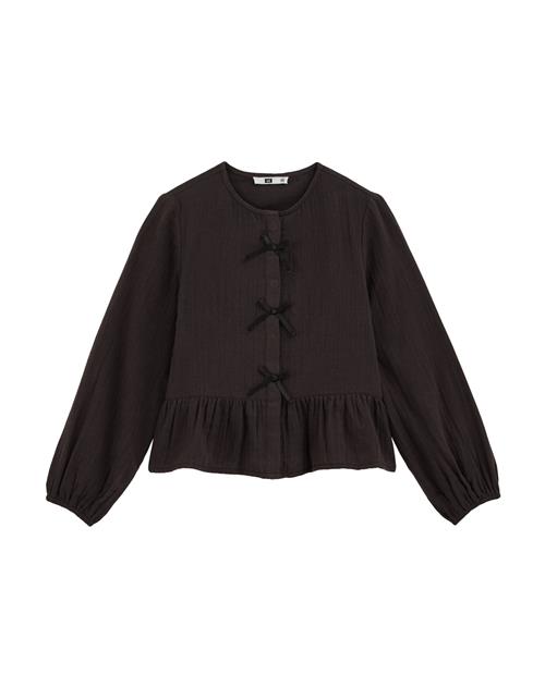WE Fashion Bluse  sort