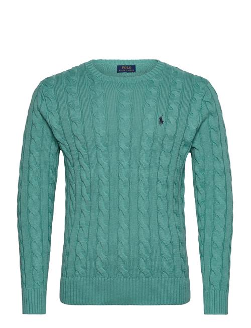 Cable-Knit Cotton Sweater Polo Ralph Lauren Green