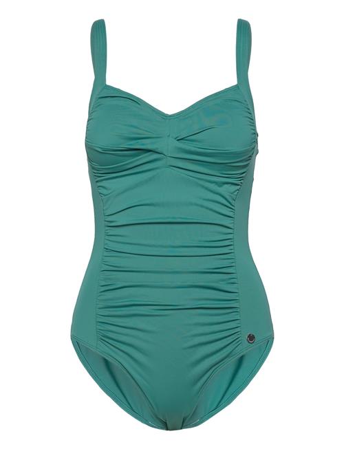 Potenza Solid Swimsuit Panos Emporio Green